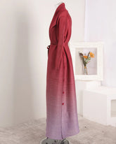Premium Micro-Pleated Coat